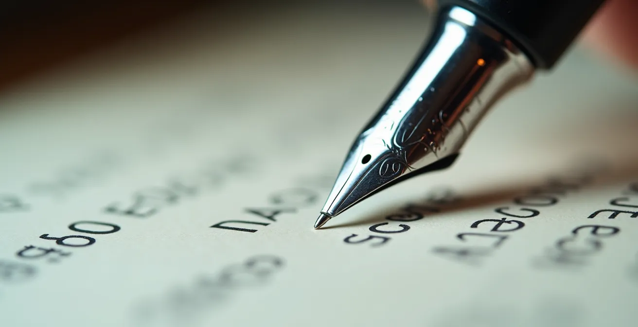 Expert analysant un formulaire de demande de subvention avec annotations stratégiques