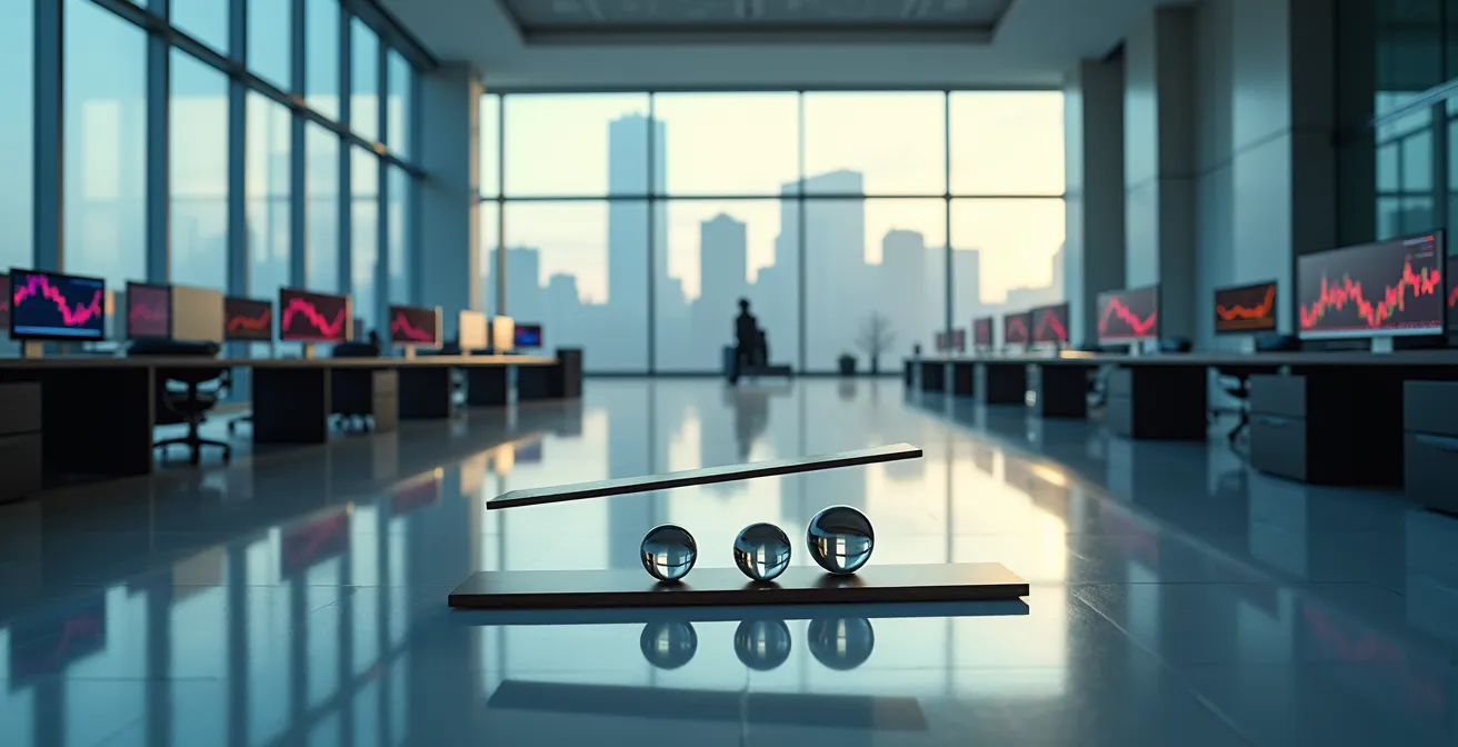 Visualisation des risques de l'effet de levier en investissement boursier